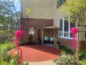 Collaboration to create a sensory garden at Camberley Manor Care Home