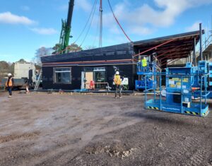 Sports Pavilion Taking Shape